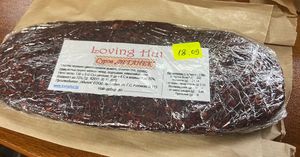 Vegan sausage   at Loving Hut in Sofia