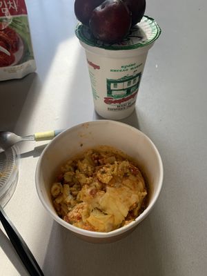 lasagne  at Loving Hut in Sofia