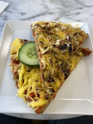 Pizza   at Loving Hut in Sofia