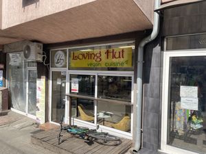 From outside  at Loving Hut in Sofia