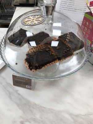 Brownie   at Loving Hut in Sofia