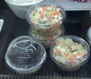 Salads   at Loving Hut in Sofia