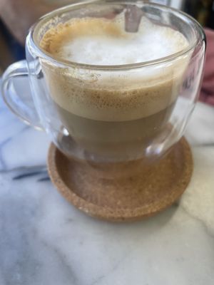 Cappuccino   at Loving Hut in Sofia