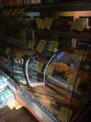 Counter  at Loving Hut in Sofia