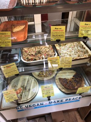 Lots of options at Loving Hut in Sofia