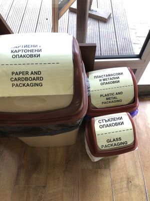 Eco friendly  at Loving Hut in Sofia