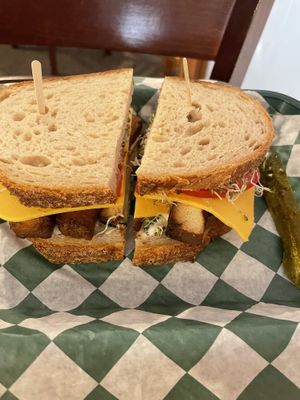 Tofu veggie sandwich  at Skagit Valley Food Co-op in Mount Vernon