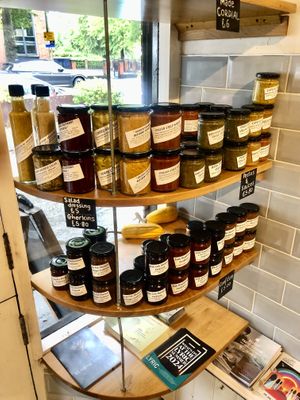 Jams, dressings and preserves   at Bread and Banjo Bakery in Belfast