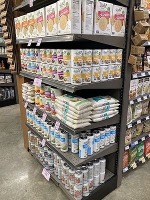 Non-perishable inventory  at The Food Co-op in Port Townsend