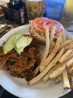 Hell Burger (Seitan)   at Crossroads Cafe in Joshua Tree