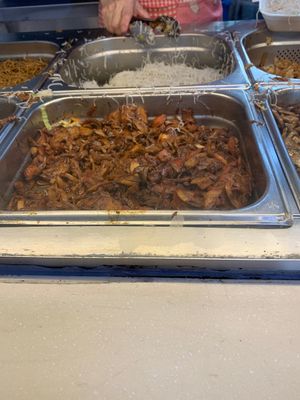 White Bee Hoon and Mock Meat  at Ruyi Yuan Vegetarian Food 如意园素食 - Ghim Moh in Central Singapore