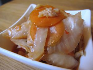 vegan Kimchi at Cafe Barbucha in Berlin