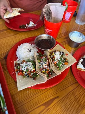 Veggie Tacos   at Amigos Tortilla Bar in Key West