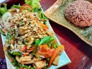 Glass Noodle Salad  at Deva in Kampot