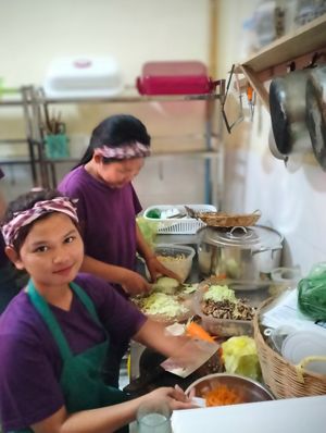 Sweet team.💞 at Deva in Kampot