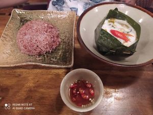 vegan amok with yuba at Deva in Kampot