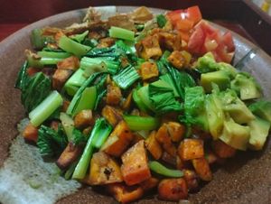 Sweet Potato Breakfast Hash at Deva in Kampot