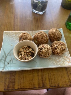 Tofu balls!   at Deva in Kampot