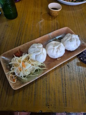 Jackfruit Bao Bans at Deva in Kampot