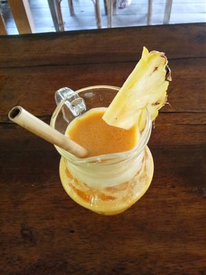Pineapple Juice at Deva in Kampot