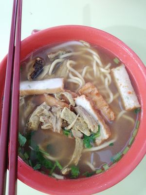 Mee soto at Jian Kang 健康素食 in Central Singapore