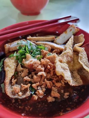  Loh mee very nice and reasonable price at Jian Kang 健康素食 in Central Singapore