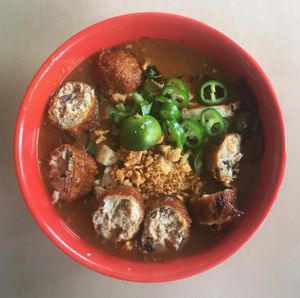 Mee Rebus at Jian Kang 健康素食 in Central Singapore