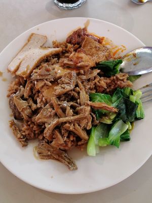 Vegetarian duck rice at Fo Xin Vegetarian 佛心素食 in Central Singapore