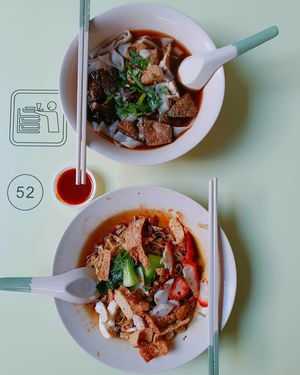 Kwapchap & meepok at Fo Xin Vegetarian 佛心素食 in Central Singapore