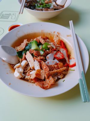 Meepok at Fo Xin Vegetarian 佛心素食 in Central Singapore
