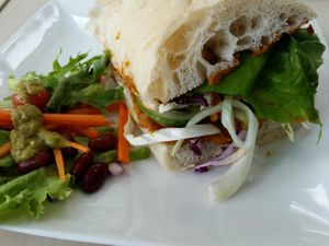 supernova sandwich - very nice at The Green Affair in West Singapore