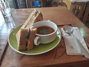 Vegan Ham & Cheese at The Kismet Cafe in Makati