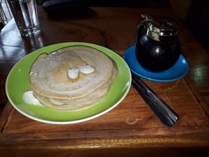 Vegan Pancakes at The Kismet Cafe in Makati