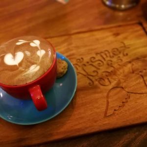 We put our hearts in our coffees at The Kismet Café. at The Kismet Cafe in Makati