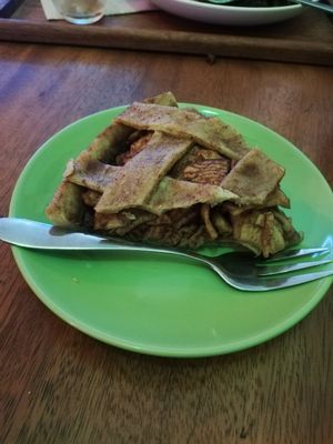 Apple pie at The Kismet Cafe in Makati