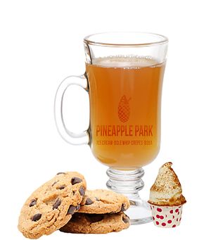 Dole Whip Vegan Options; Vegan Cookie Options; Apple Cider at Pineapple Park in Las Vegas