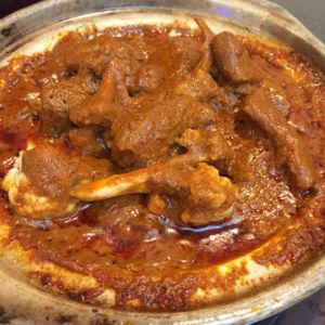 curry rendang clay pot  at Yun Shan Ge Vegetarian House - Penang St in Penang