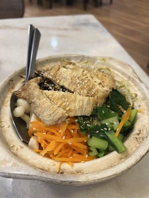 Claypot Reis mit Gemüse  at Yun Shan Ge Vegetarian House - Penang St in Penang