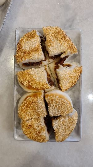 Sesame pau. Very tasty. at Yun Shan Ge Vegetarian House - Penang St in Penang