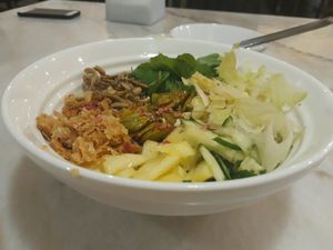 Petai Salad at Yun Shan Ge Vegetarian House - Penang St in Penang