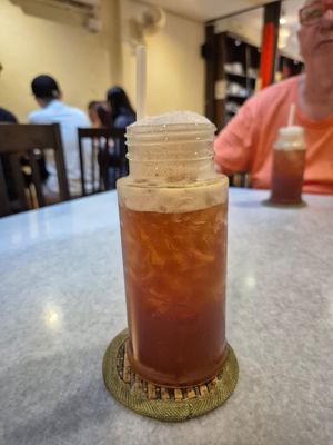 Nutmeg juice at Yun Shan Ge Vegetarian House - Penang St in Penang