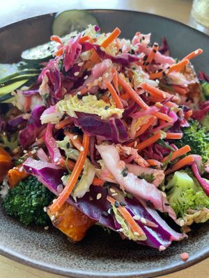 Korean tofu bowl  at Laughing Planet - Blair Blvd in Eugene