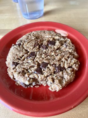 Oatmeal chocolate chip cookie   at Laughing Planet - Blair Blvd in Eugene