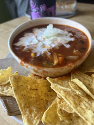 Vegan chili  at Laughing Planet - Blair Blvd in Eugene