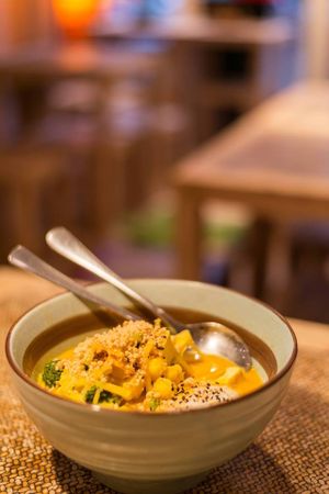 Vegan in berlin, Ausgewogenheit, Im Gleichgewicht, Vitalität und den Schlaffördert, at Gayaya in Berlin