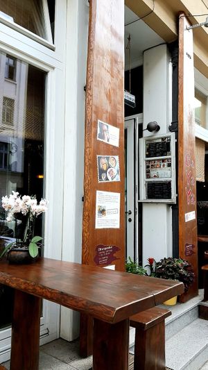 Exterior of location - entrance at Gayaya in Berlin