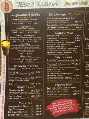 Speisekarte   at Gayaya in Berlin
