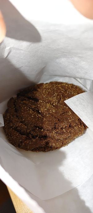 Vegan molasses cookie at Sweet Life Patisserie - Monroe St in Eugene