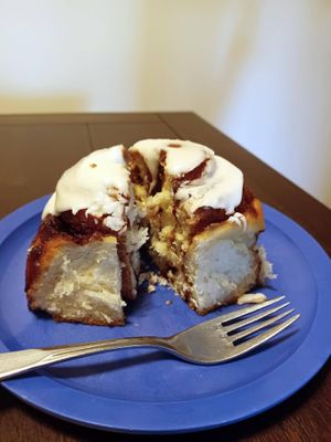 This is definitely a "Fork & Knife" endeavor! at Sweet Life Patisserie - Monroe St in Eugene