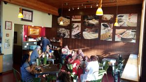 Inside seating at Sweet Life Patisserie - Monroe St in Eugene